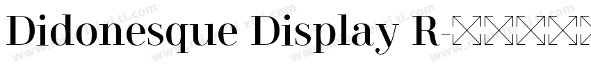 Didonesque Display R字体转换